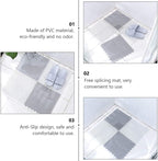 Bathroom Anti Slip Tile Mat (Pack of 2)